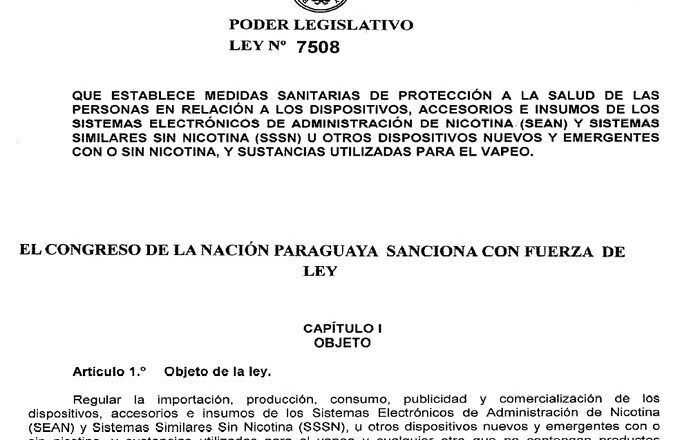 Congreso regula venta de vapeadores y sube impuestos