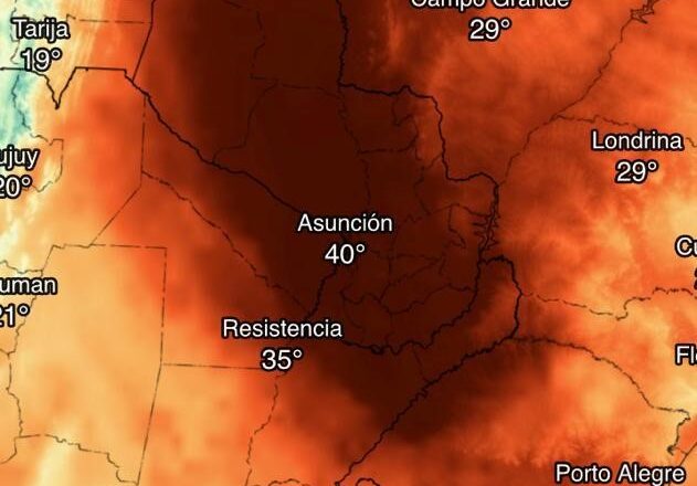 Paraguay, entre los puntos más calientes del planeta