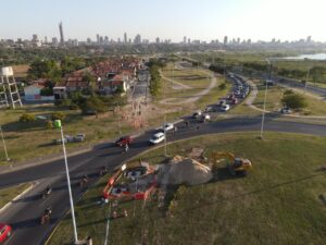 Costanera de Asunción tendrá cierres este fin de semana y el domingo afectará al Corredor Vial Botánico