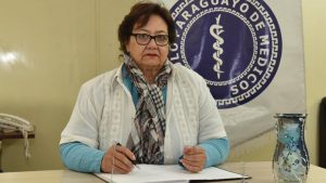 Dra. Gloria Meza, presidenta del Círculo de Médicos. 
