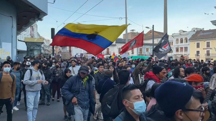 Protestas se intensifican en Ecuador