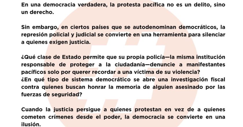 El Frente Bicameral de «Yo Creo» denuncia la criminalización de la protesta pacífica