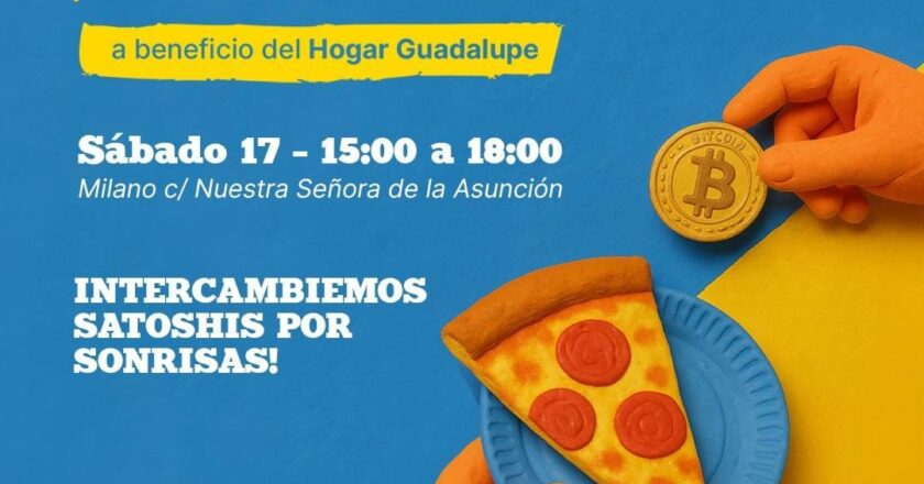 Pizza solidaria: Bitcoin Paraguay apoya a niños en situación de vulnerabilidad
