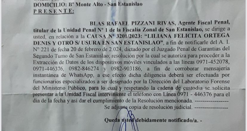 Fiscal de Santaní paraliza causa contra funcionaria judicial denunciada por usura