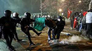 Represión un primero de mayo