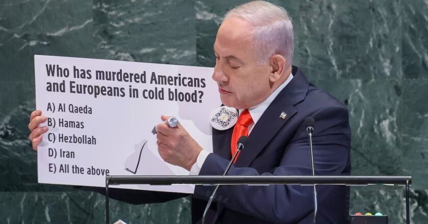 Netanyahu en la ONU: discurso ante baja asistencia y protestas en Nueva York
