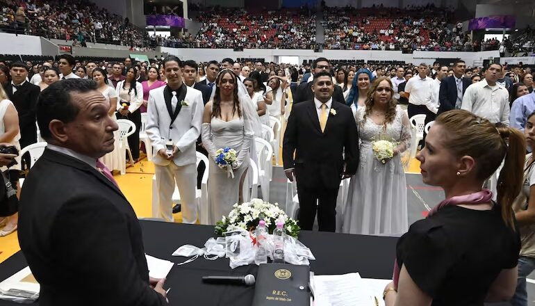 Más de 600 parejas dijeron «Sí, quiero» en «Paraguay se Casa»