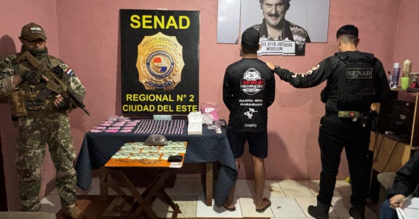 Operativos antidrogas dejan 53 mil dosis incautadas y 15 detenidos, según la SENAD