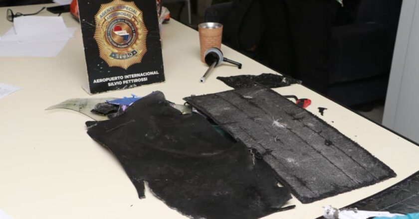 Interceptan encomienda con cocaína negra con destino a Australia en el Silvio Pettirossi