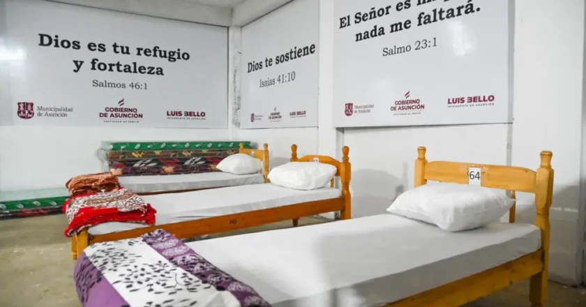 “Asunción Abriga”: habilitan albergue ante ola de frío en Asunción