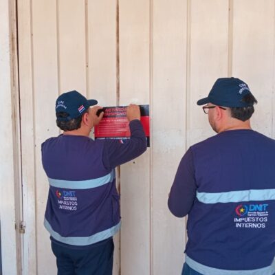 DNIT suspende dos ferreterías en Horqueta por no emitir facturas