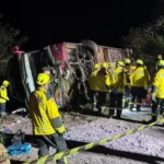 Bus paraguayo vuelca en Brasil: tres fallecidos y varios heridos