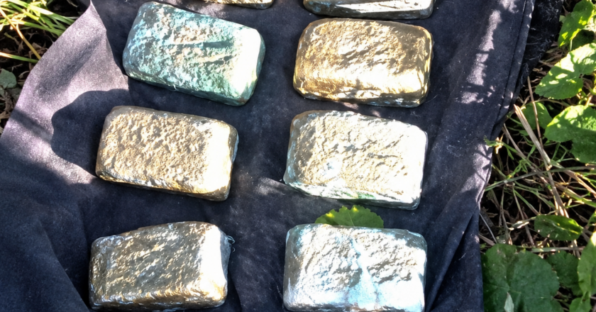 Caso oro en Itapúa: hallan nueve falsos lingotes hechos con jabones
