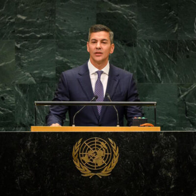 Santiago Peña fija ante la ONU la posición de Paraguay sobre Taiwán, Venezuela y Oriente Medio