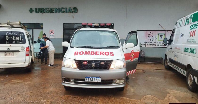 Rayo deja inconsciente a un joven en Hernandarias durante una tormenta eléctrica